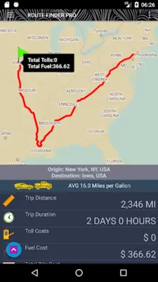 Route Pro - Route Travel Cost android App screenshot 3